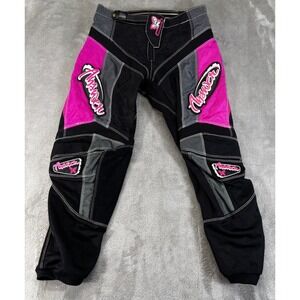 Answer Racing Electra Pants Youth 24 Pink Black Excellent Motocross MX BMX Gear